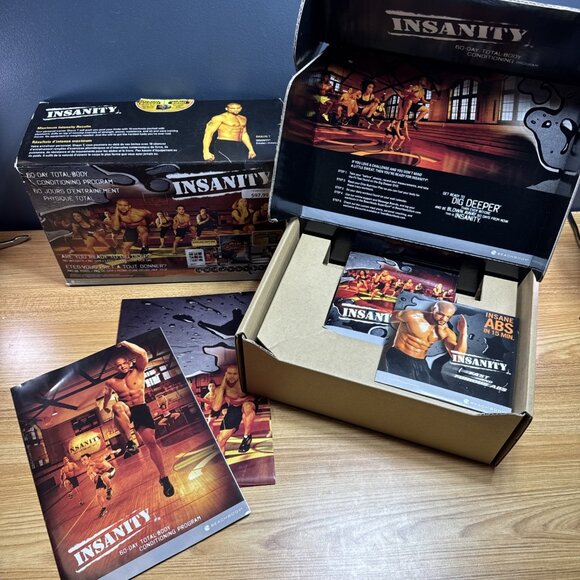 Insanity Beachbody 60 Day Total Body Conditioning Program 10 DVD Box Set‎ - Picture 1 of 3